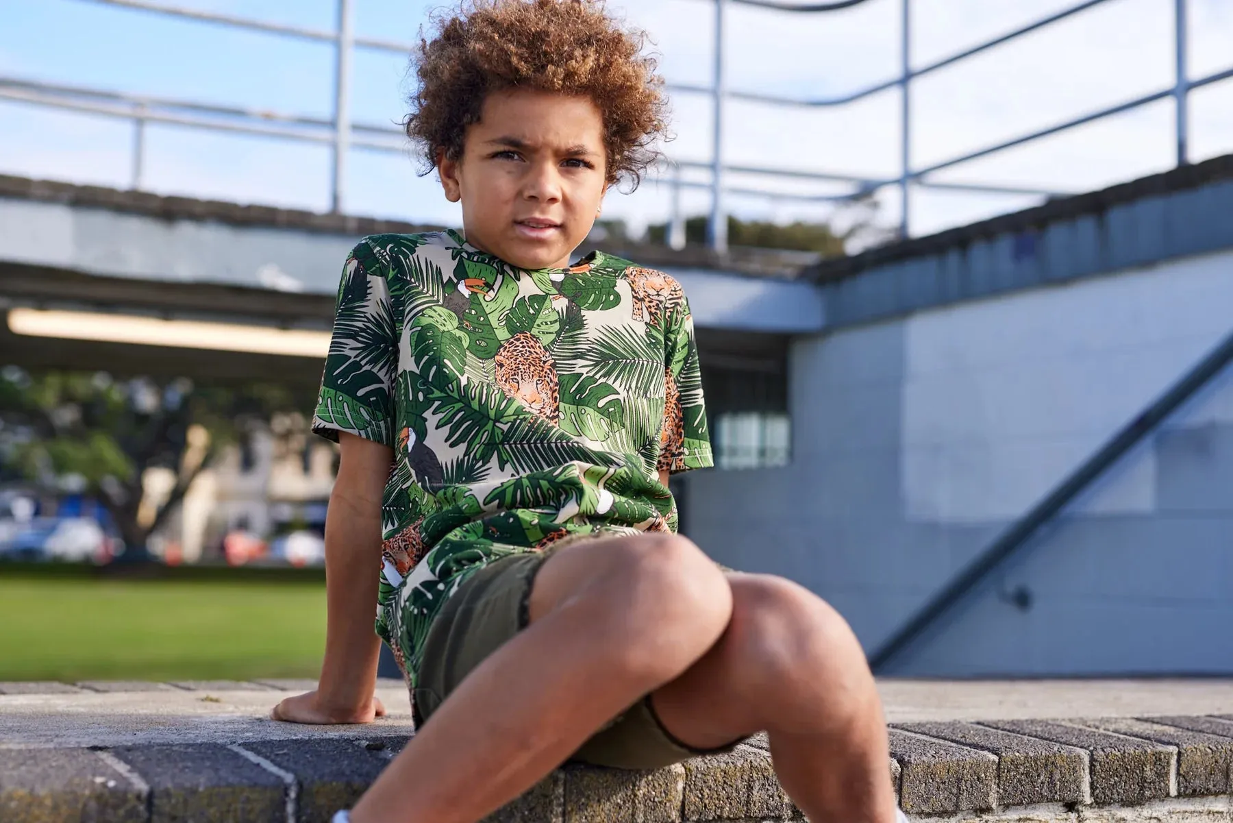 RADICOOL JUNGLE LEOPARD TEE