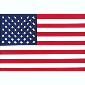 Red White Blue - US American Flag Decal - Back-Gum