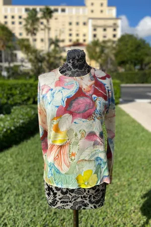 Richard Grand Jungle Print Cashmere Sweater