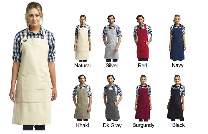 RP137 Unisex "Calibre" Heavy Cotton Canvas Pocket Apron for Quote Request