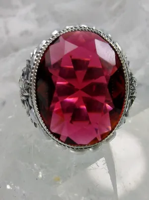 Ruby Ring,  Ruby & Seed Pearl, Art Nouveau Jewelry #D207