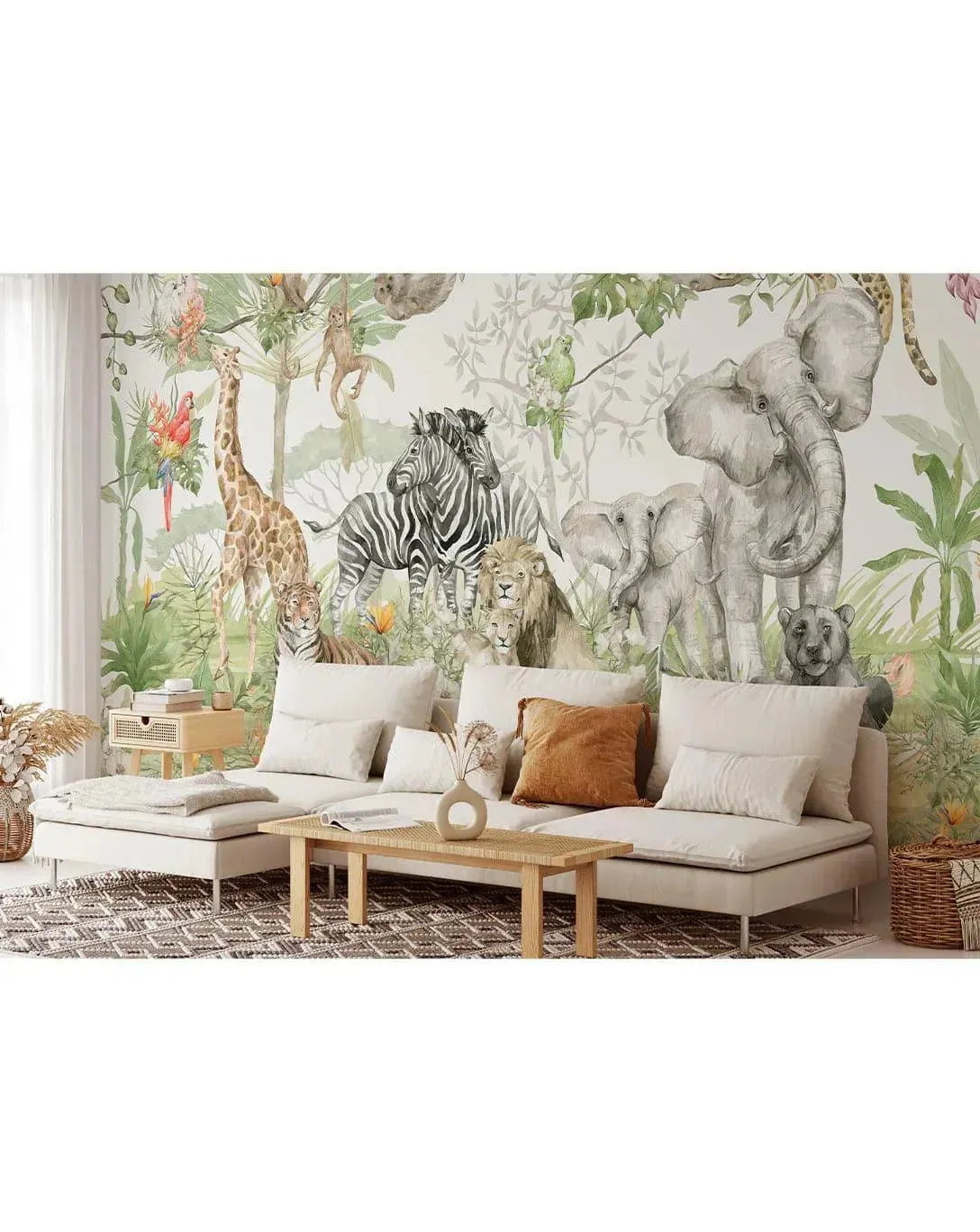Safari Animal Exotic Jungle Wallpaper