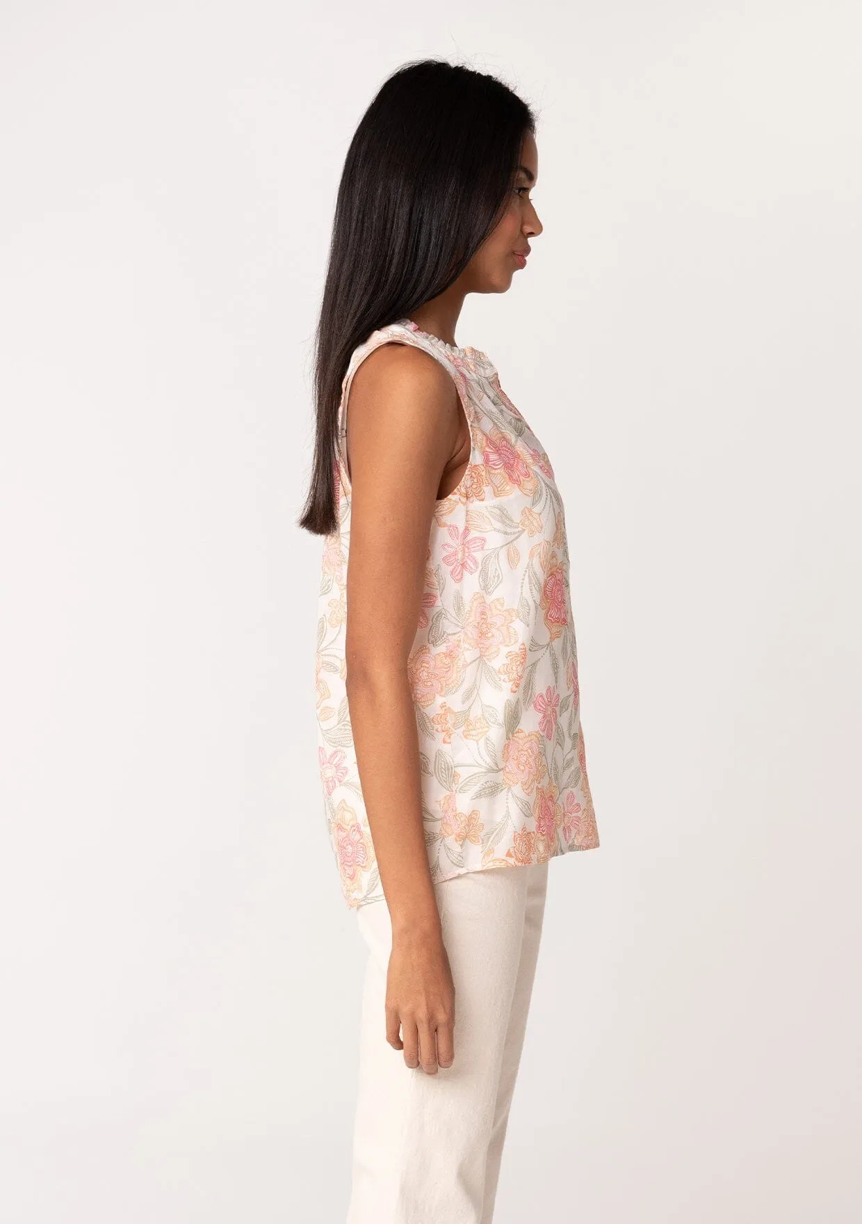 Sami Button Front Tank Top
