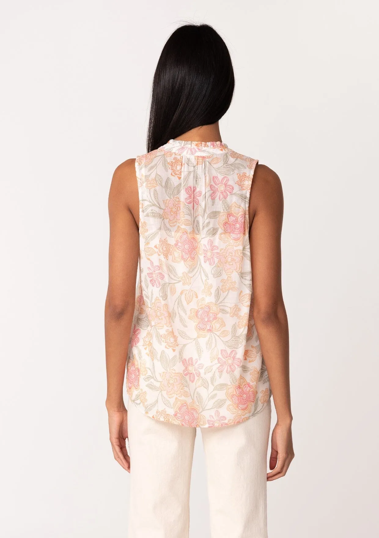 Sami Button Front Tank Top