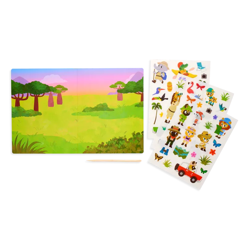 Set the Scene Transfer Stickers Magic - Jungle Journey