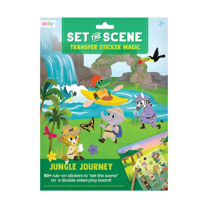 Set the Scene Transfer Stickers Magic - Jungle Journey