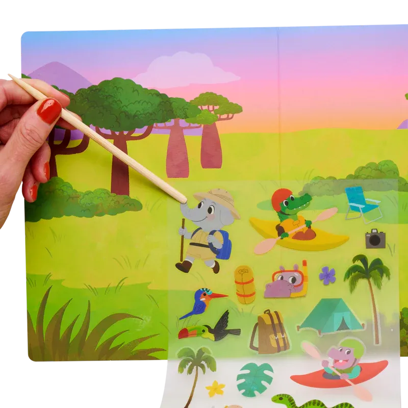 Set the Scene Transfer Stickers Magic - Jungle Journey