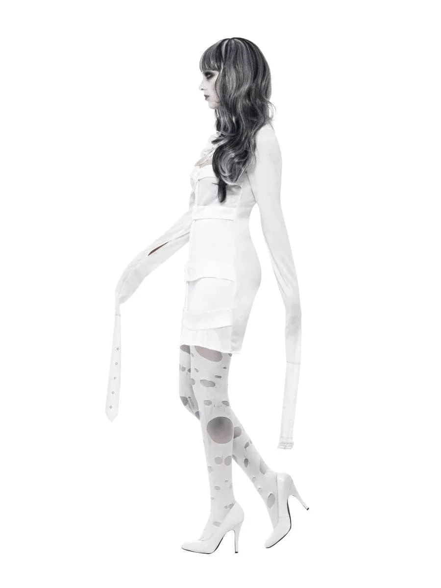Sexy Straitjacket Halloween Costume White