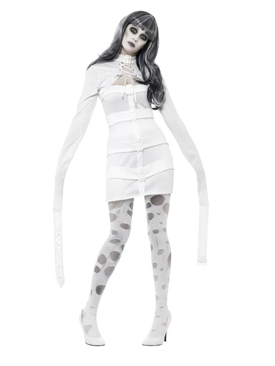 Sexy Straitjacket Halloween Costume White