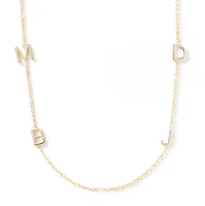 Sideways Initial Necklace