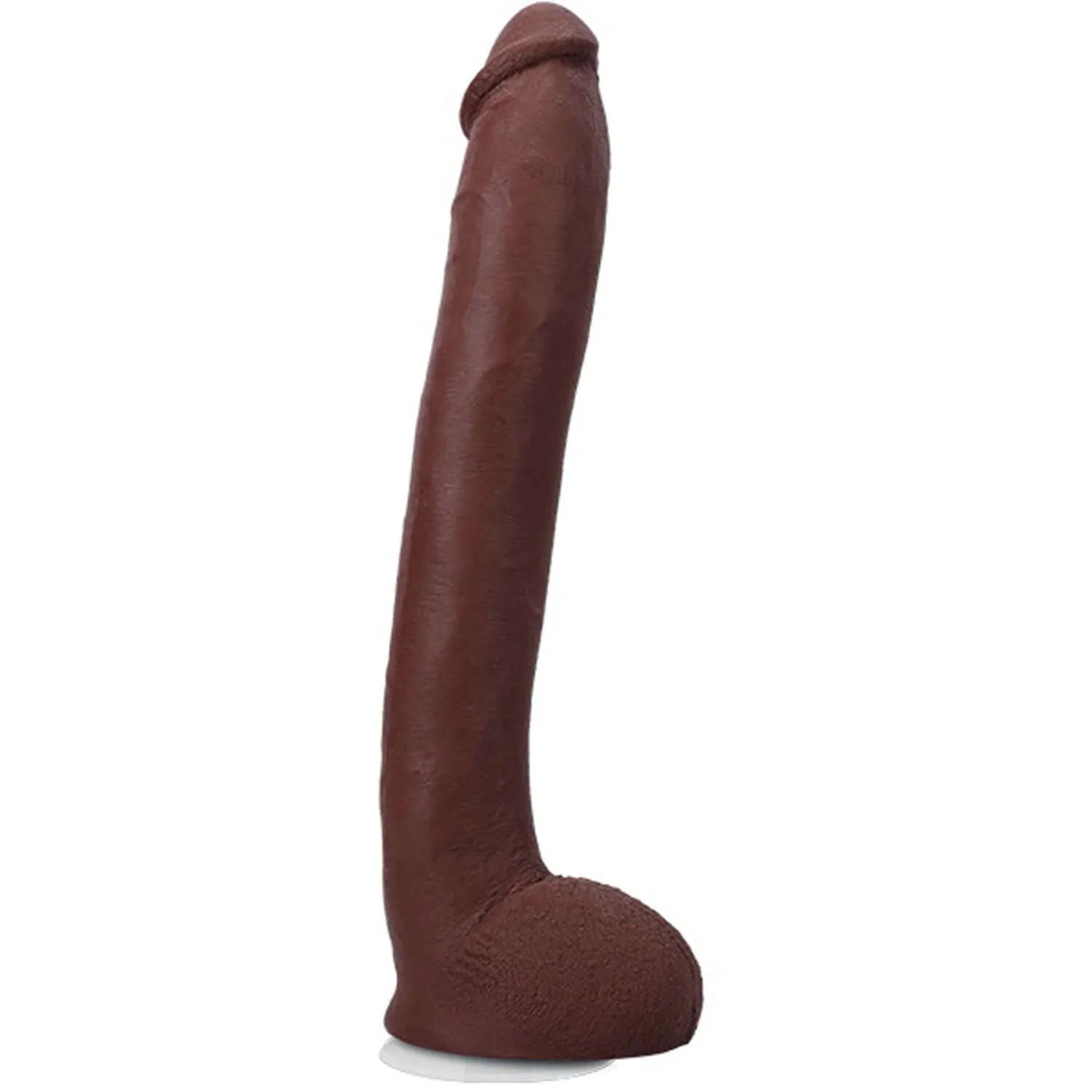 Signature Cocks Hollywood Cash 11 inches Cock With Removable Vac-U-Lock Suction Cup - Chocolate