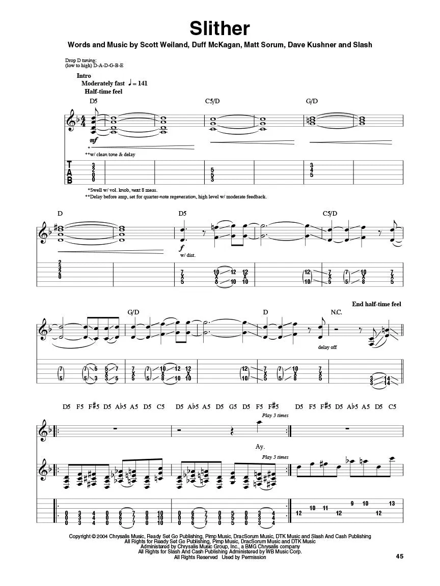 Slash Guitar Play-Along