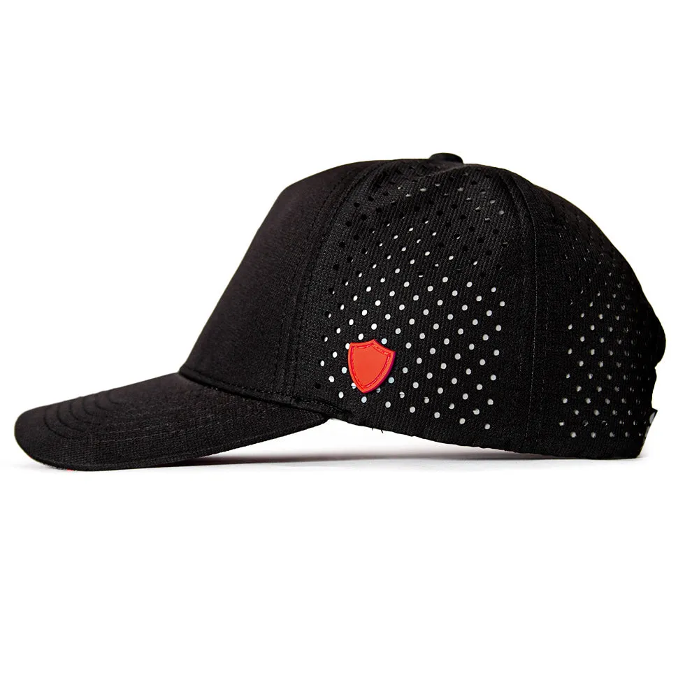 Special Edition Performance Snapback | Skull Fire Military Camo | Black
