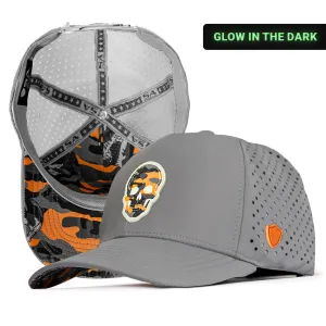 Special Edition Performance Snapback | Skull Orange Military Camo | Grey PreOrder