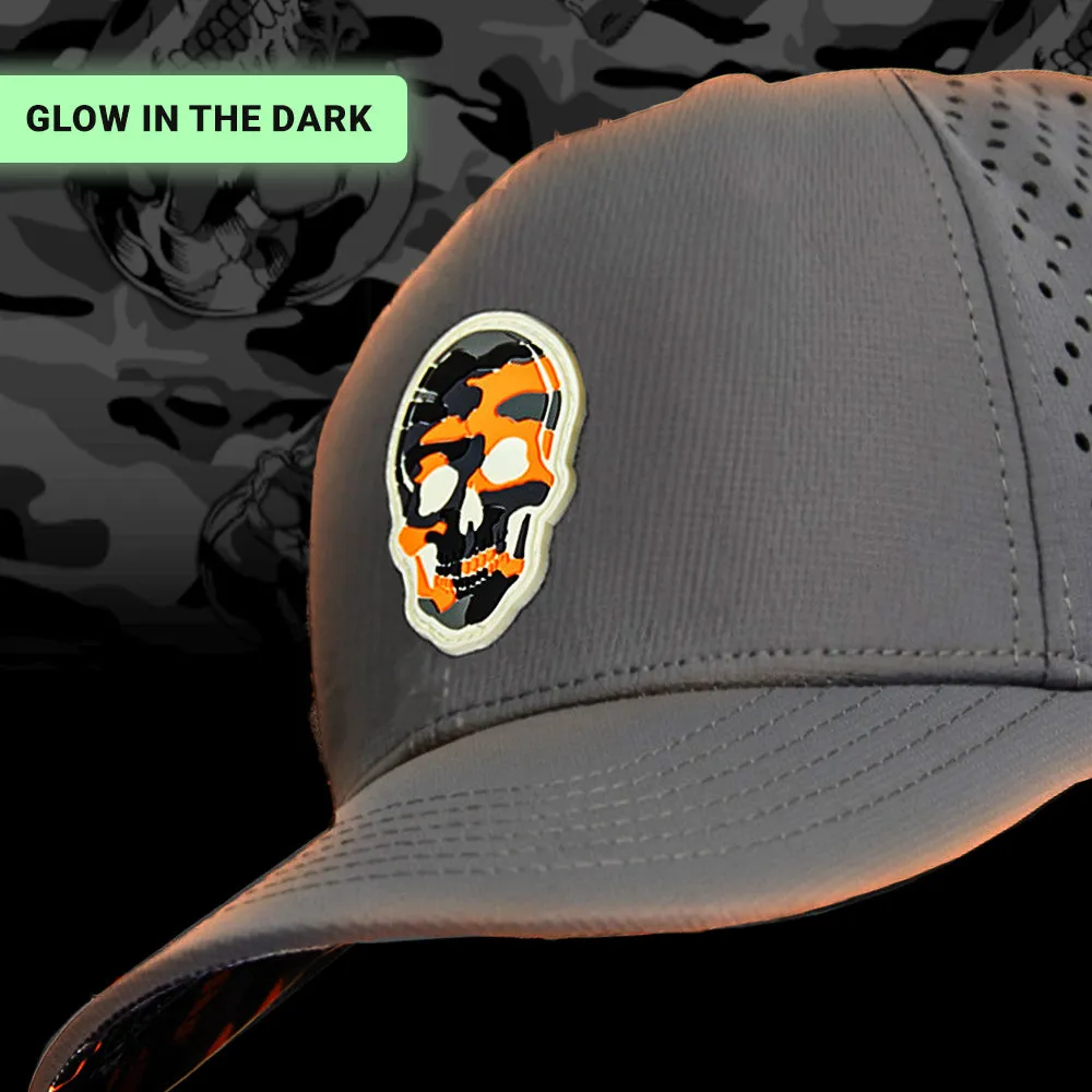 Special Edition Performance Snapback | Skull Orange Military Camo | Grey PreOrder
