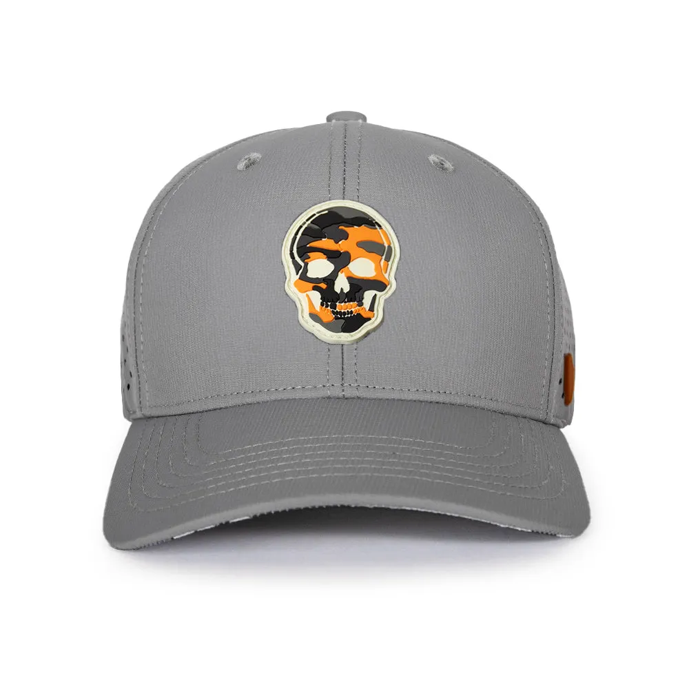 Special Edition Performance Snapback | Skull Orange Military Camo | Grey PreOrder
