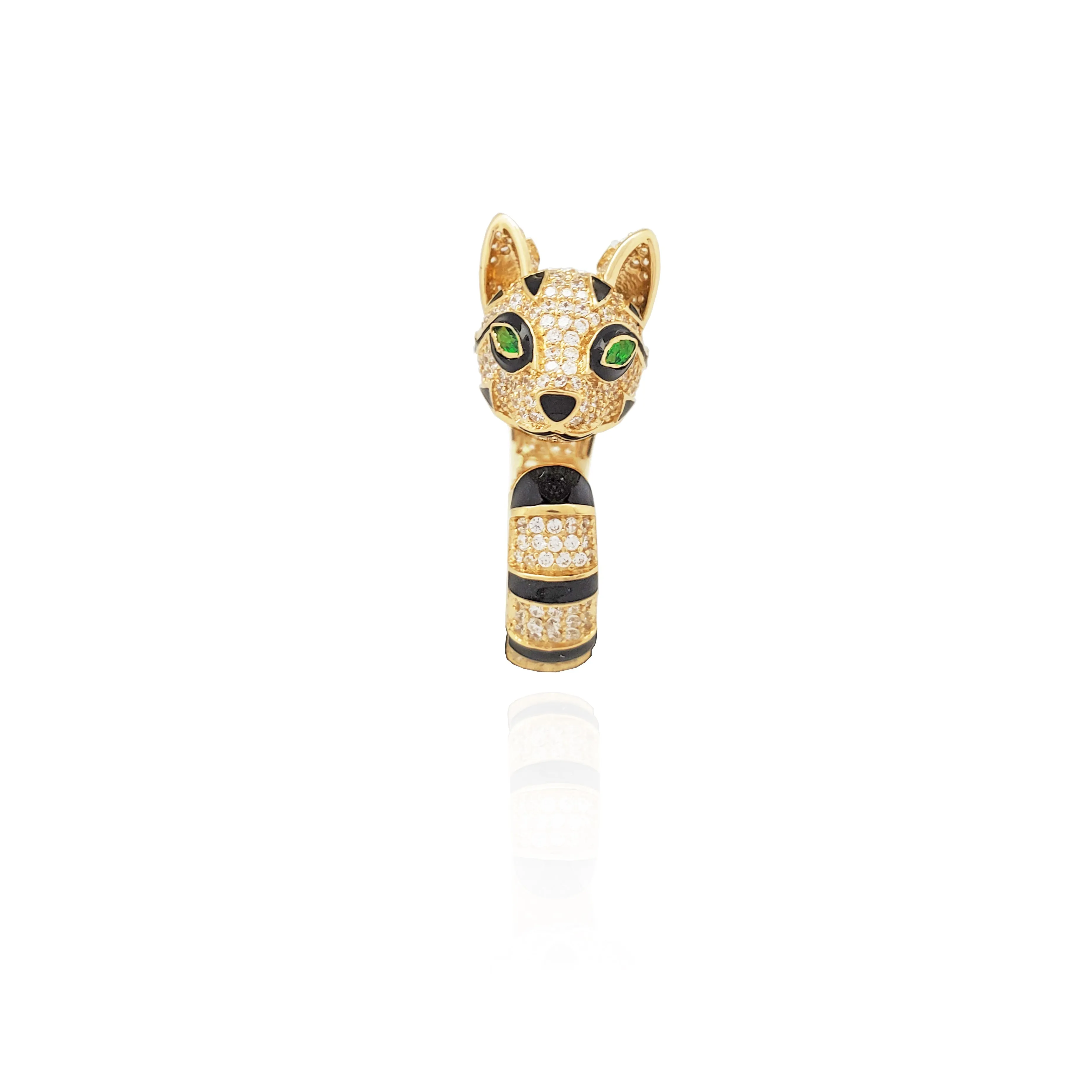 Speckled Ocelot Ring (14K)