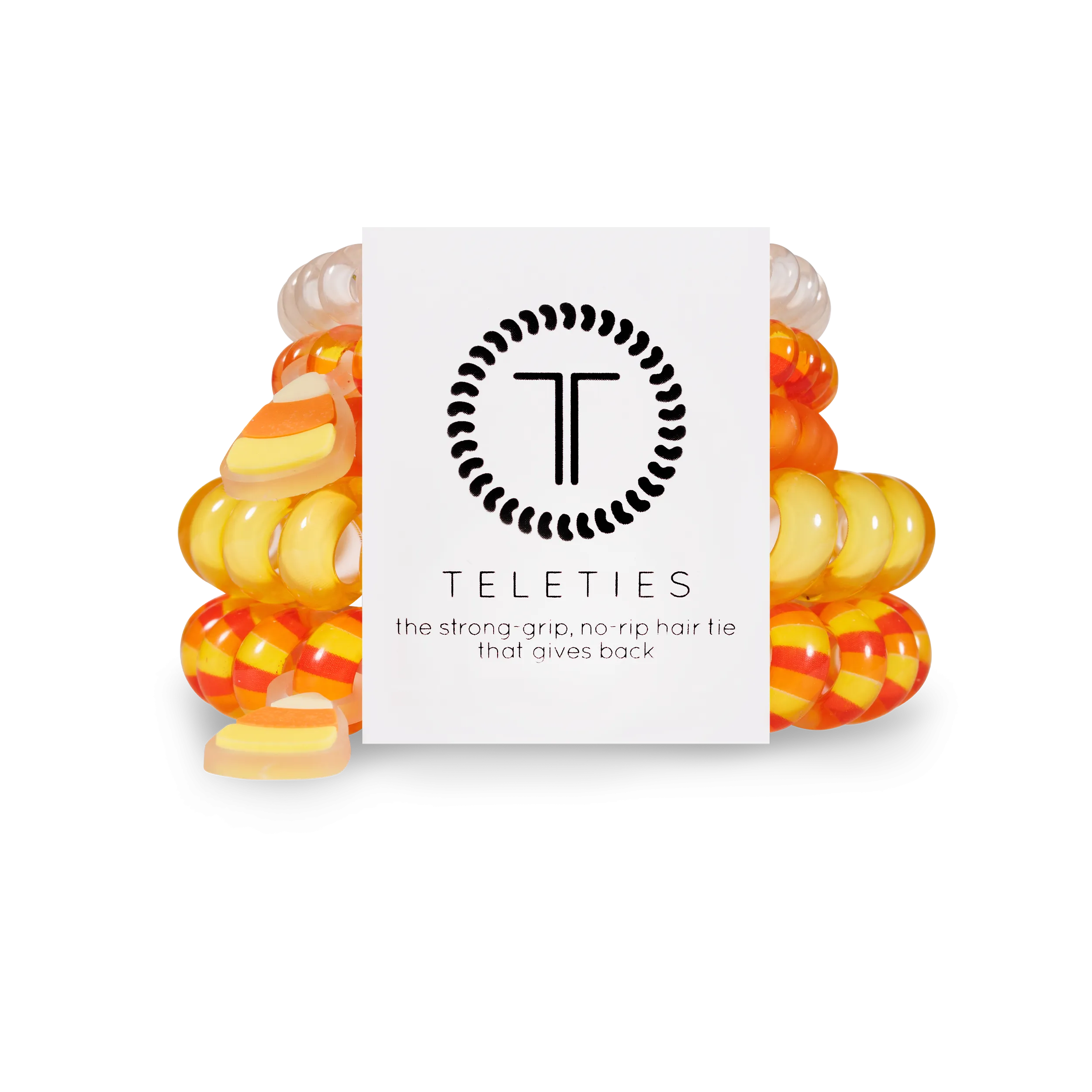 Spiral Hair Coils | Mixed Set | Candy Corn