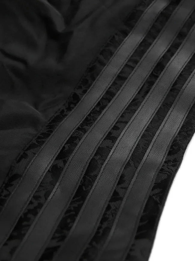 Steampunk Victorian Retro Multi Layered High Low Pirate Party Skirt