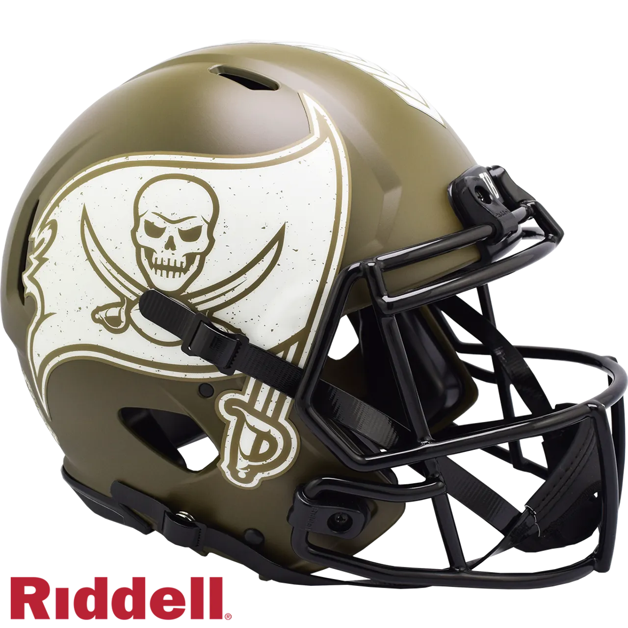 Tampa Bay Buccaneers Helmet Riddell Authentic Full Size Speed Style Salute To Service