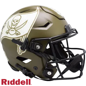 Tampa Bay Buccaneers Helmet Riddell Authentic Full Size SpeedFlex Style Salute To Service