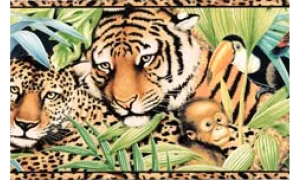Tan Black Animal Print 5814580 Wallpaper Border