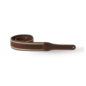 Taylor Renaissance 2.5Inch Leather Guitar Strap, Cordovan