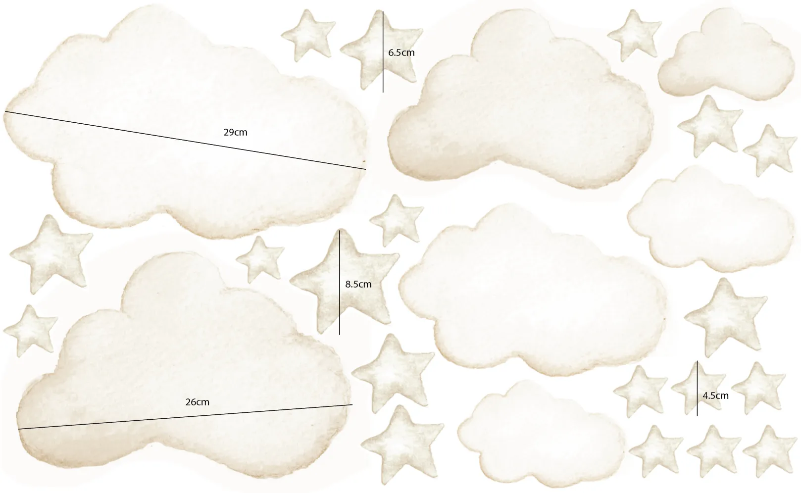 Teddy Bear's on the Moon Australian Design Hand Painted Peel & Stick, Removable Wall Decal. Nursery, Kids Playroom, Kids Teens Bedroom