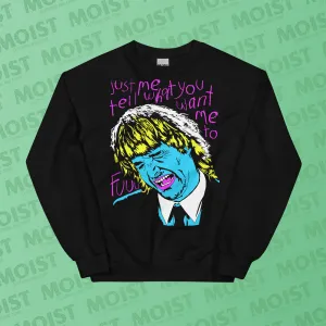 Tell Me What You Want Me To - Neon - MacGruber Movie Sweatshirt | Gildan