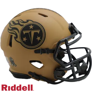 Tennessee Titans Helmet Riddell Replica Mini Speed Style Salute To Service 2023