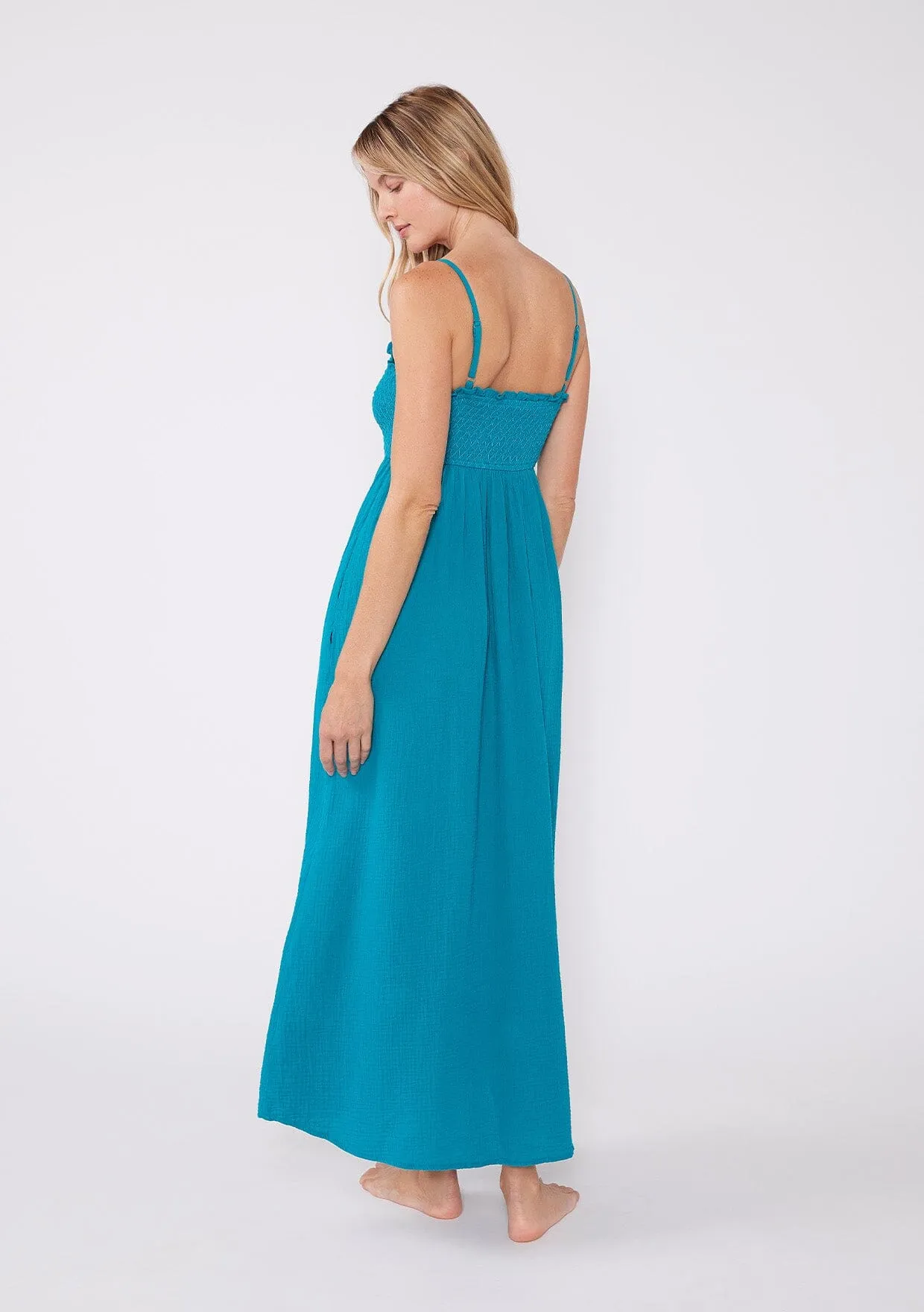 Thea Smocked Maxi Dress