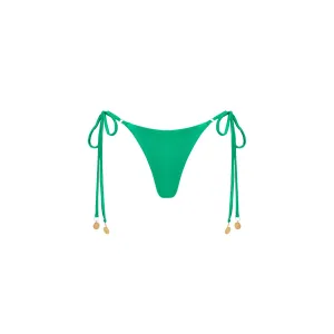 Thong Tie Side Bikini Bottom - Jungle Jewel