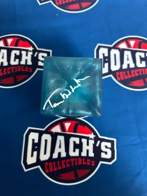 Tom Hiddleston Autographed 4" Tesseract Cube (SWAU)