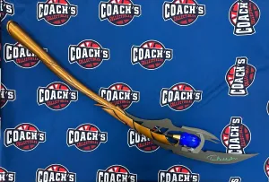Tom Hiddleston Autographed Full Size 46" Loki Scepter with Light up Infinity Stone & Stand  (SWAU)