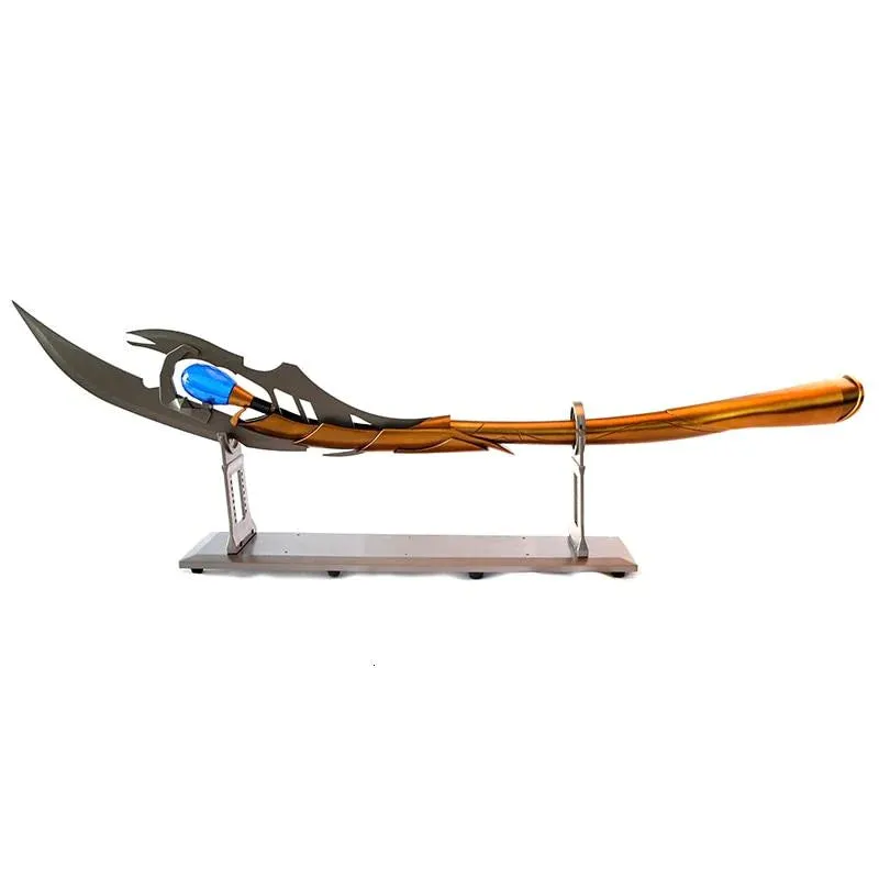 Tom Hiddleston Autographed Full Size 46" Loki Scepter with Light up Infinity Stone & Stand  (SWAU)