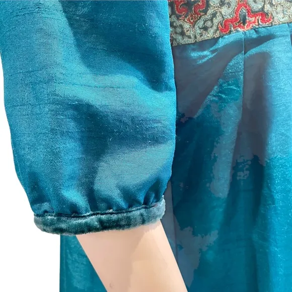 Tracy Porter Brocade Sateen Bohemian Kimono Jacket