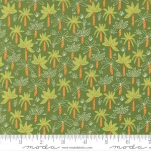 Tropical Forest in Jungle -- Stomp Stomp Roar Roat by Stacy Iest Hsu --- Moda Fabric
