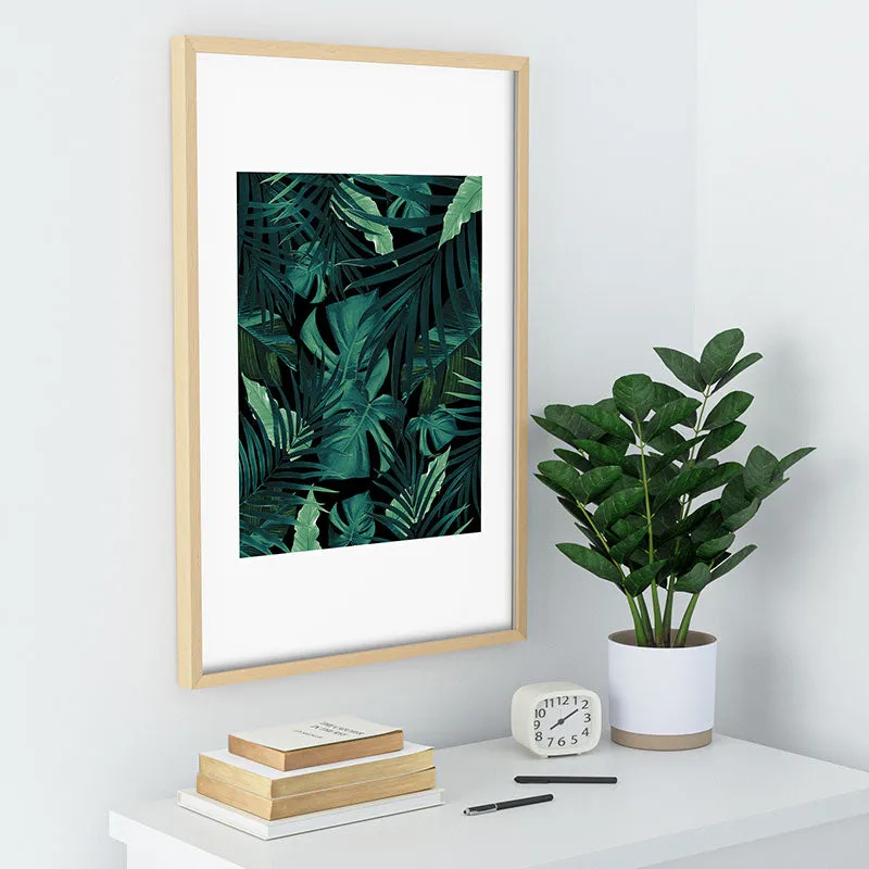Tropical Jungle Night 1 Recessed Framing Rectangle