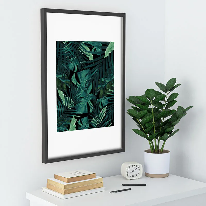 Tropical Jungle Night 1 Recessed Framing Rectangle