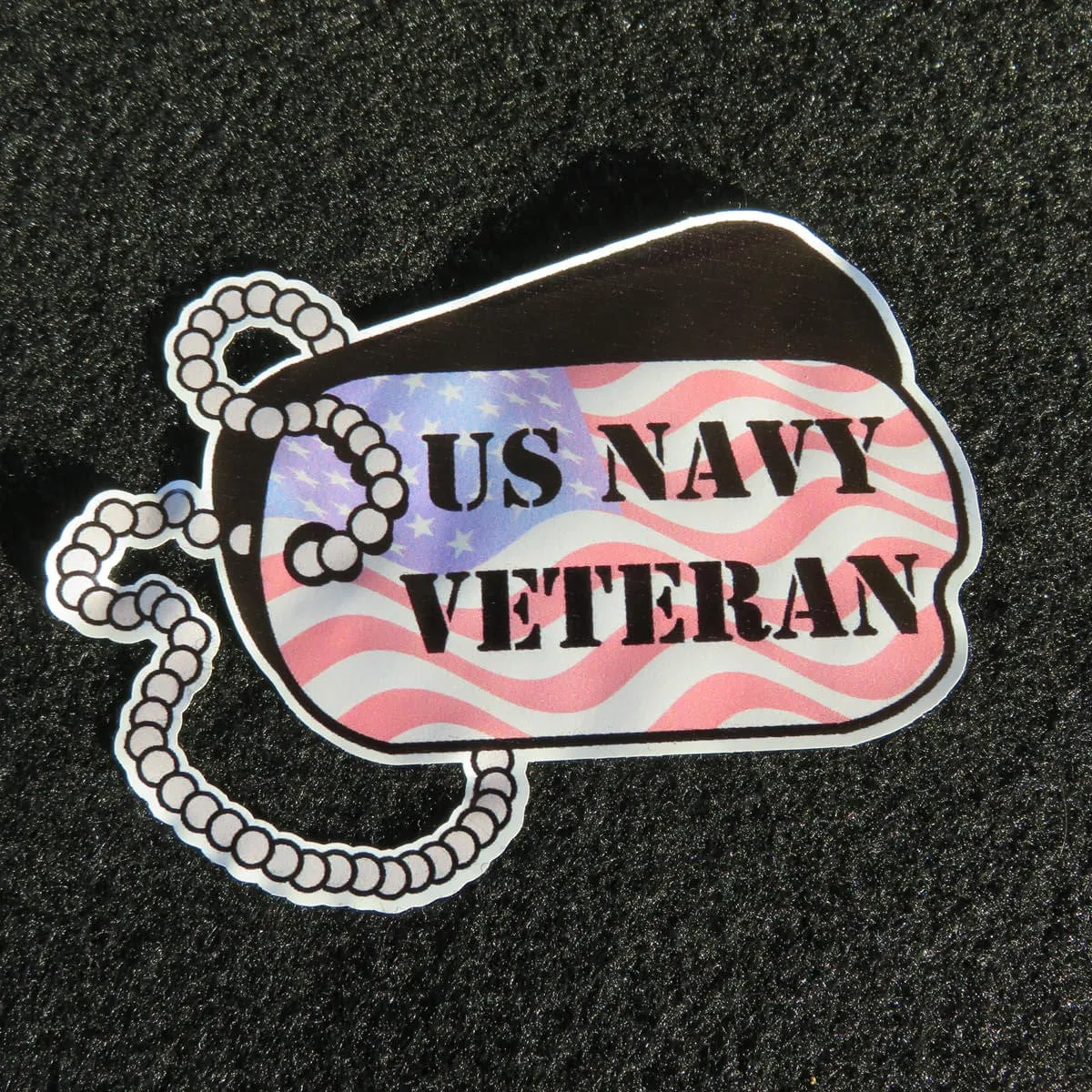 US Dog Tag Veteran Vinyl Decals