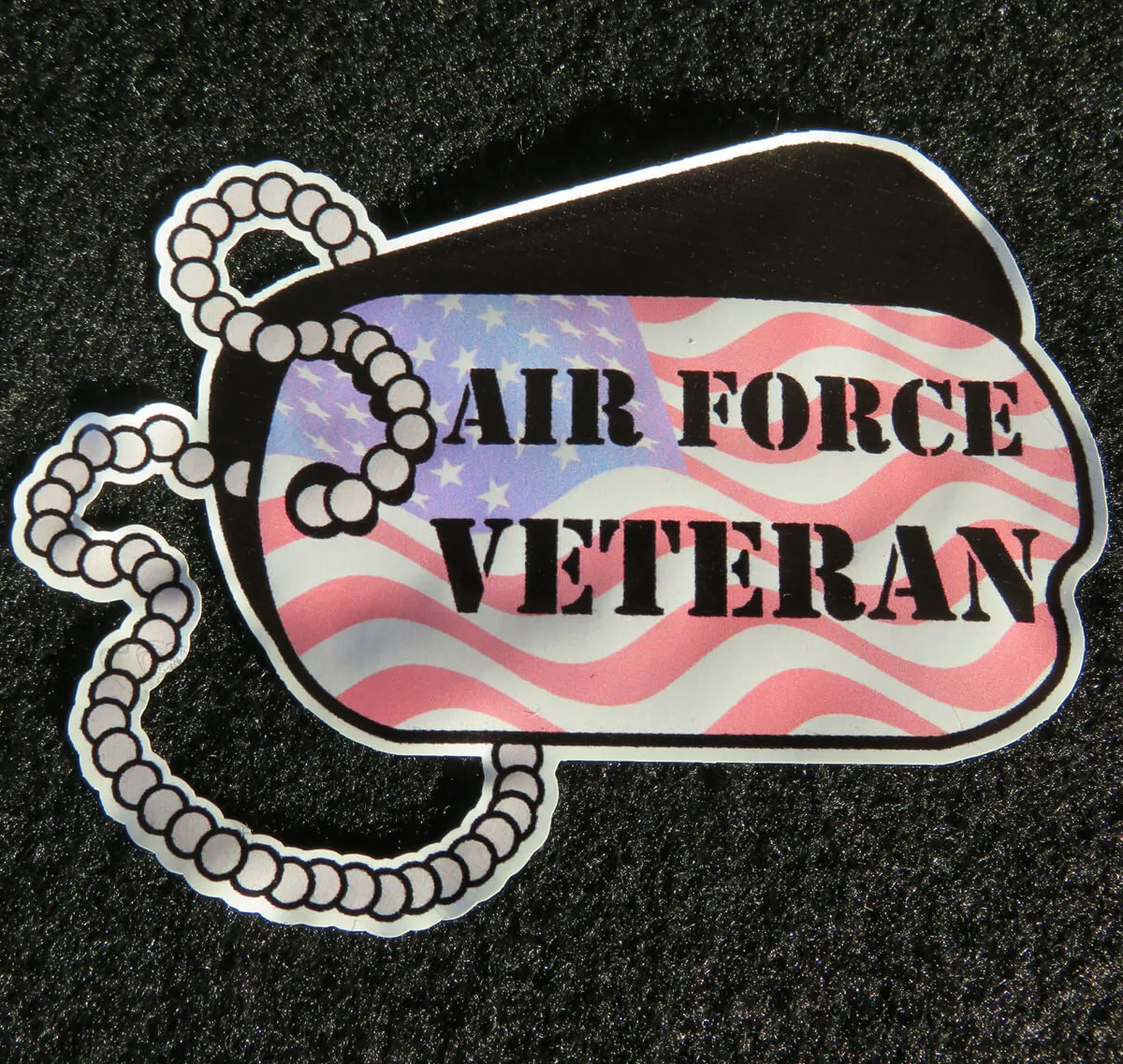 US Dog Tag Veteran Vinyl Decals