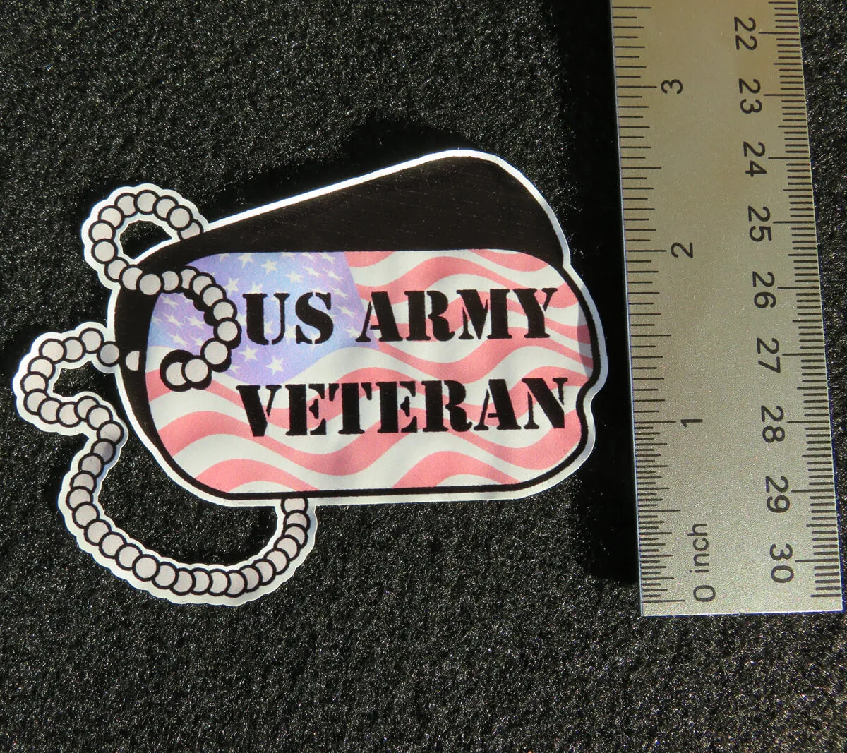 US Dog Tag Veteran Vinyl Decals