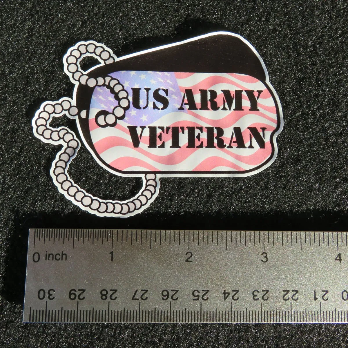 US Dog Tag Veteran Vinyl Decals
