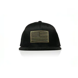 USA Green Flag Patch Flexfit Snapback 110