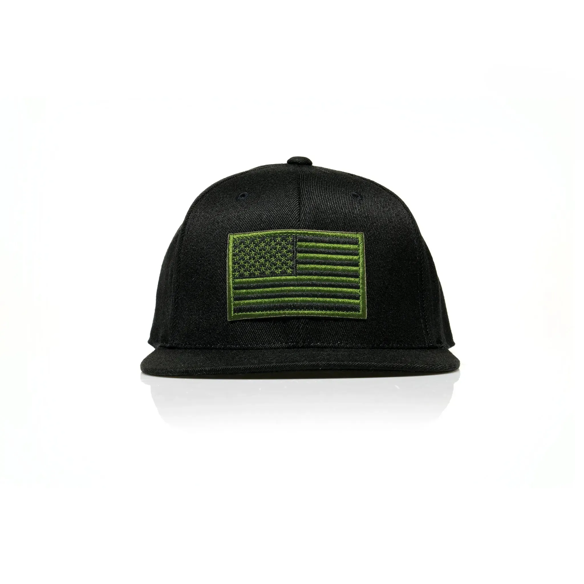 USA Green Flag Patch Flexfit Snapback 110