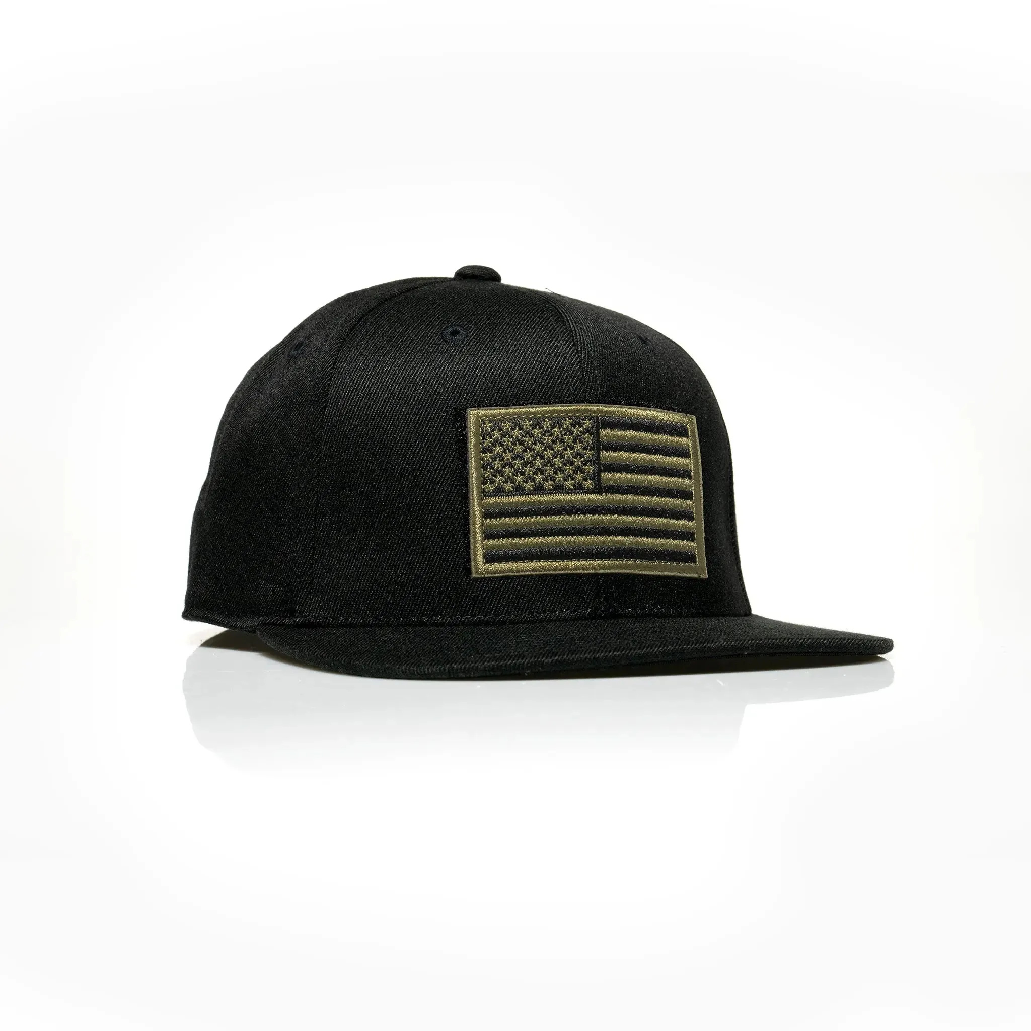 USA Green Flag Patch Flexfit Snapback 110