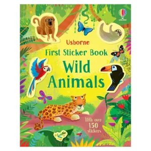Usborne Little First Sticker Book: Wild Animals
