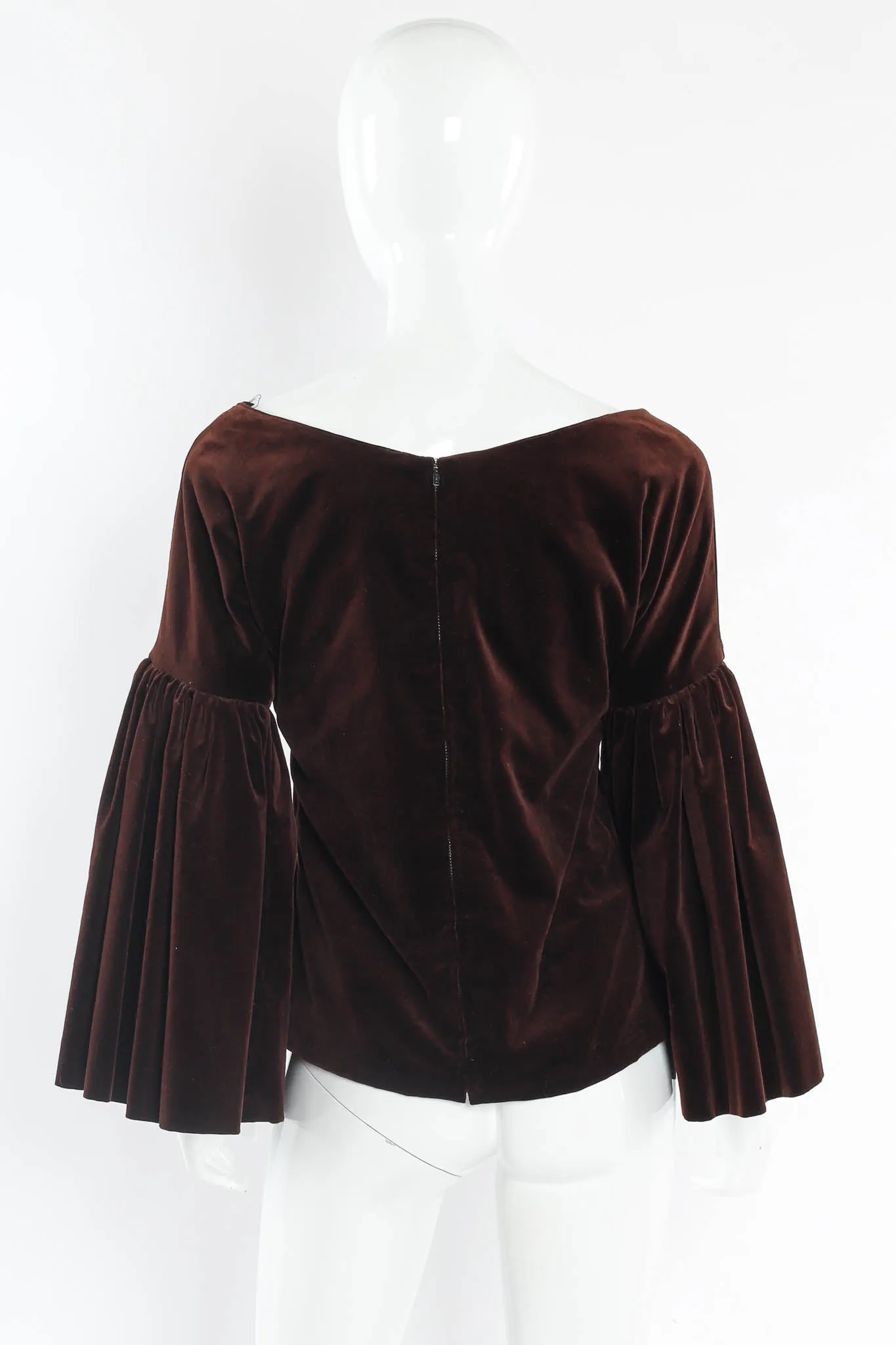 Velvet Leaf Embroidered Top & Skirt Set
