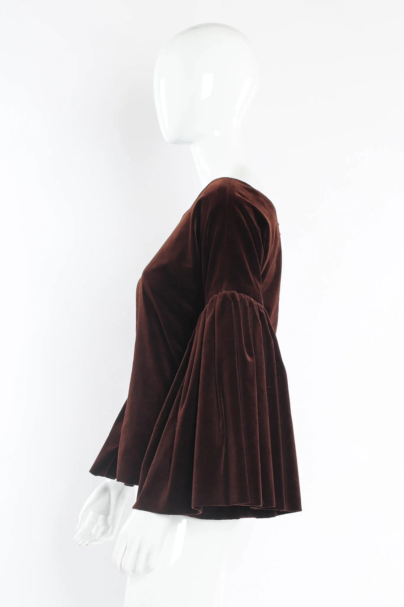 Velvet Leaf Embroidered Top & Skirt Set