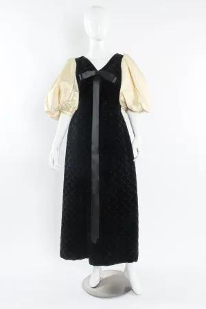 Velvet Scale Pattern Top & Skirt Set